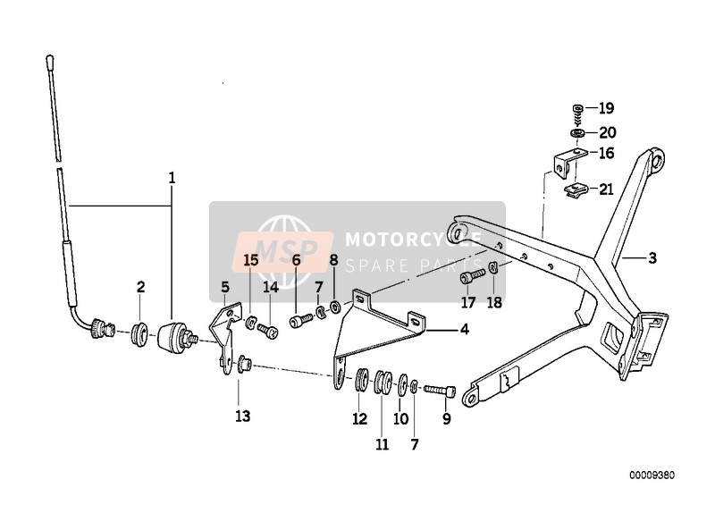 46632316030, Bevestiging, BMW, 2