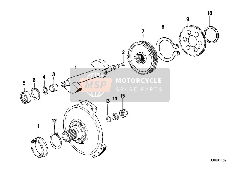 BMW K 75 RT (0565,0573) 2005 Arbre de sortie pour un 2005 BMW K 75 RT (0565,0573)