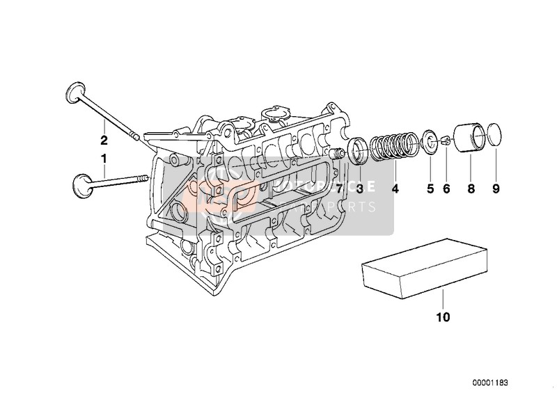 BMW K 75 RT (0565,0573) 2004 Comando delle valvole per un 2004 BMW K 75 RT (0565,0573)