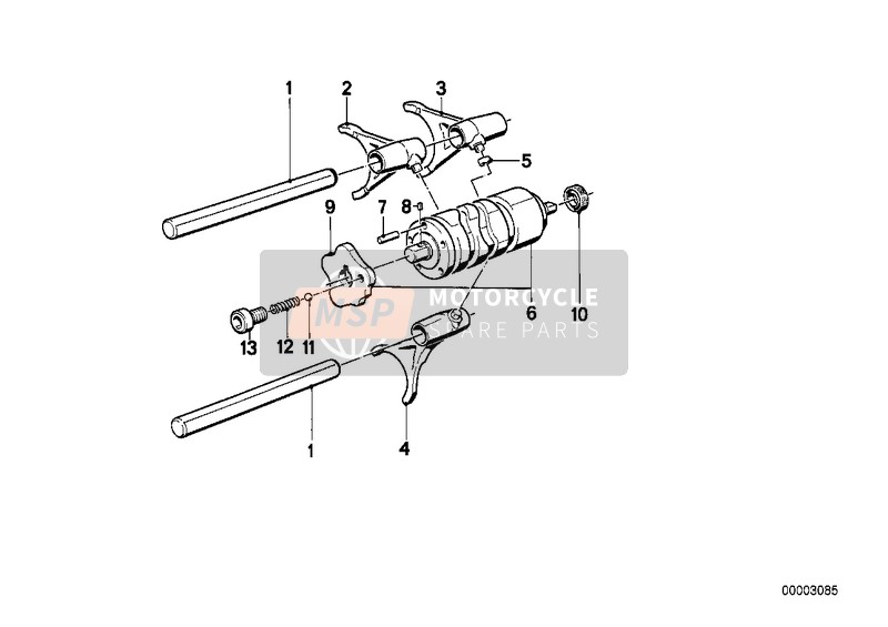 BMW K 75 RT (0565,0573) 2002 SPEED TRANSMISSION - GEARSHIFT for a 2002 BMW K 75 RT (0565,0573)