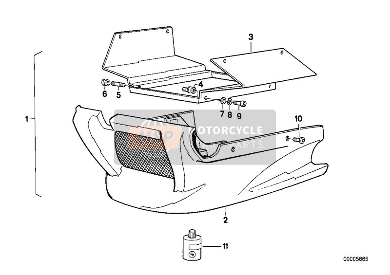 46632303627, Nachrüstsatz Motorspoiler, BMW, 0