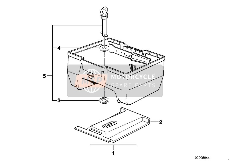 TOPCASE 22 L MOUNTING PARTS