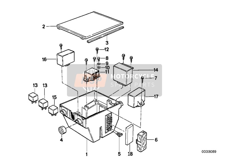 Caja para cortacircuitos