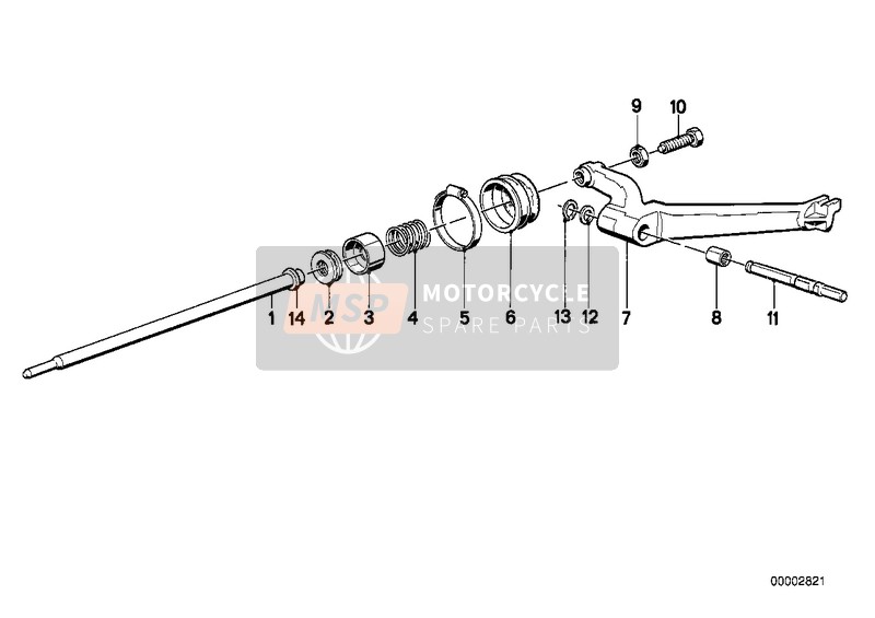 BMW K 100 83 (0501,0511) 1982 CLUTCH CONTROL for a 1982 BMW K 100 83 (0501,0511)