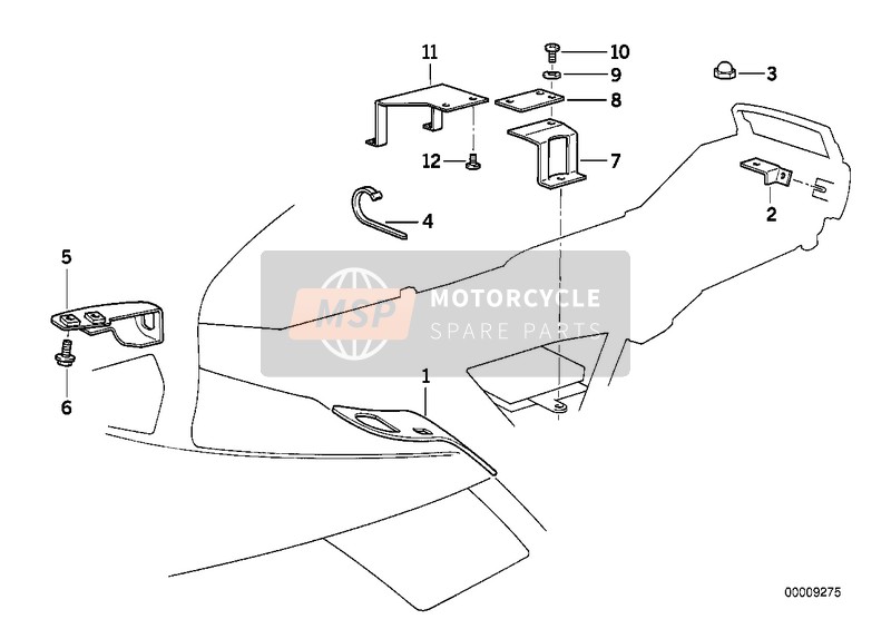 BMW K 100 RS (0523,0533) 1991 Systèmes d'alarme 1 pour un 1991 BMW K 100 RS (0523,0533)