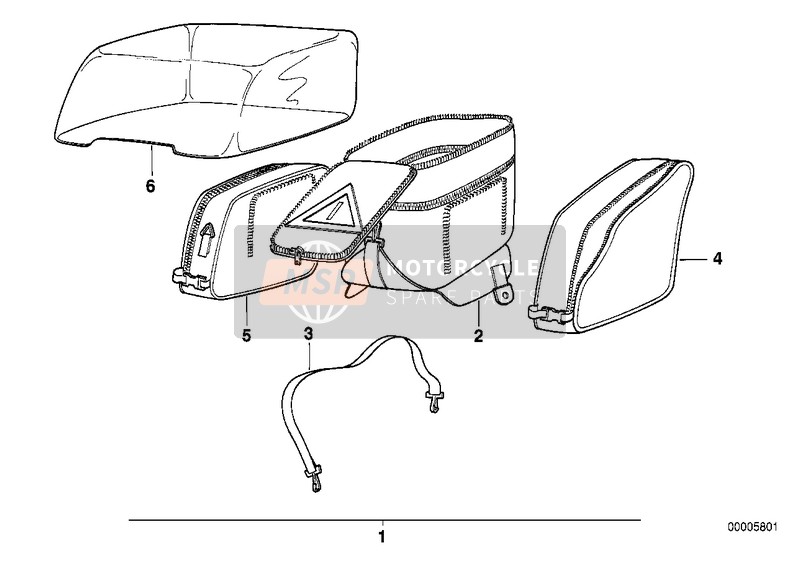 BMW K 1 (0525,0535) 1990 Bolsa para un 1990 BMW K 1 (0525,0535)