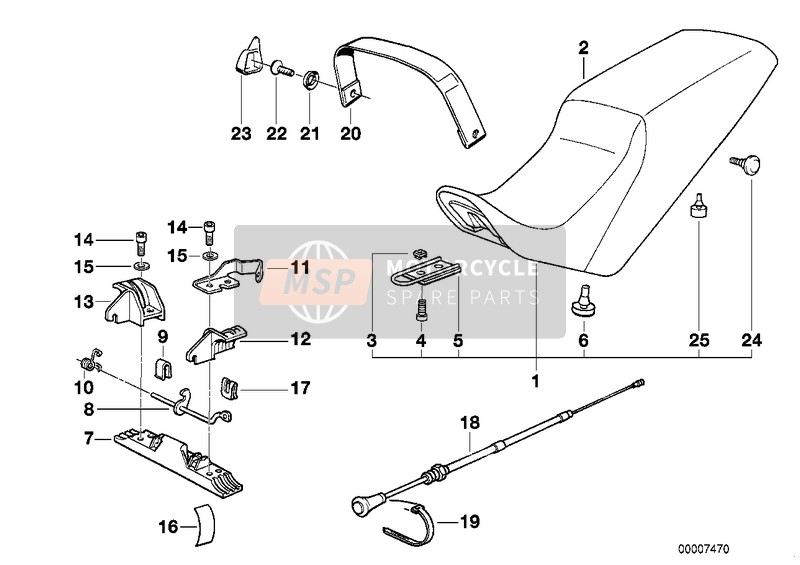 51252308124, Pieza Opresor Derecha, BMW, 1