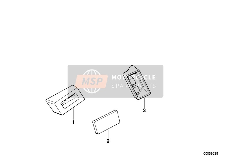 BMW K 1 (0525,0535) 1990 Riflettori per un 1990 BMW K 1 (0525,0535)