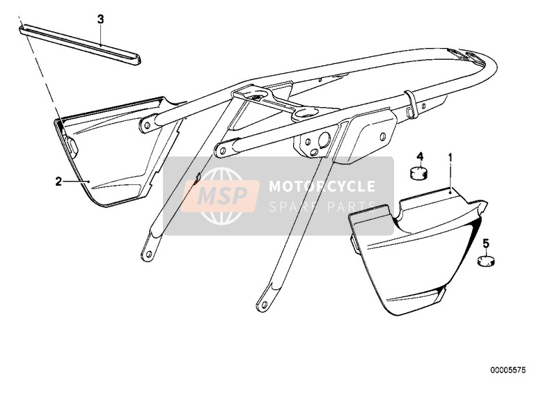 BMW R 100 /7T 1978 Batterie Couverture pour un 1978 BMW R 100 /7T