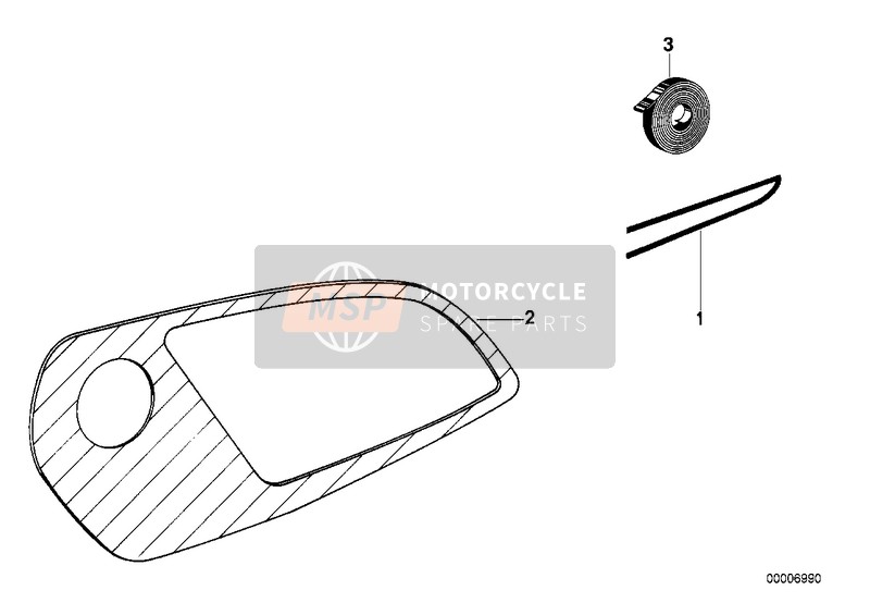 BMW R 100 /7T 1984 Sagoma per un 1984 BMW R 100 /7T