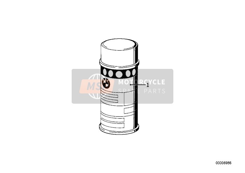 BMW R 100 /7T 1976 Spray pintura acrilica para un 1976 BMW R 100 /7T