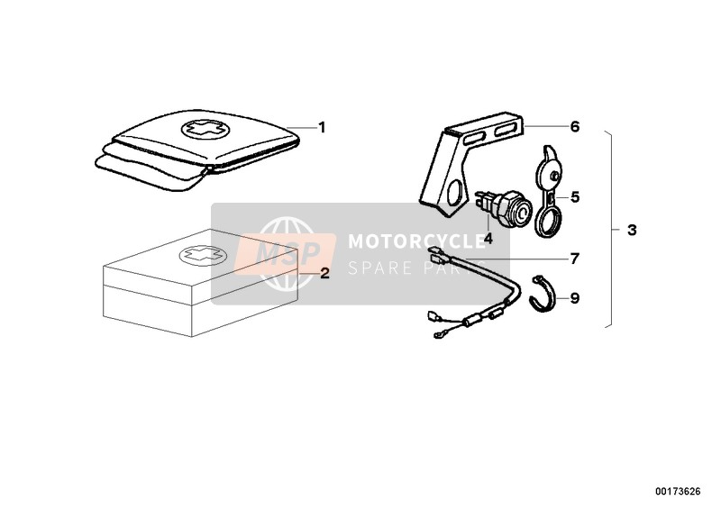 BMW R 100 /7T 1977 Accessori per un 1977 BMW R 100 /7T