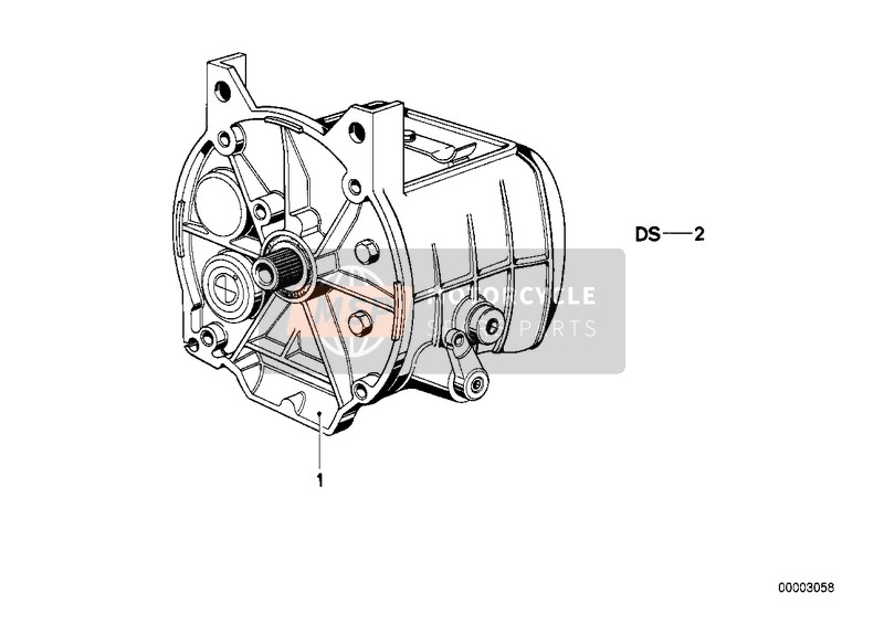 BMW R 100 /7T 1977 Trasmissione a ingranaggi per un 1977 BMW R 100 /7T