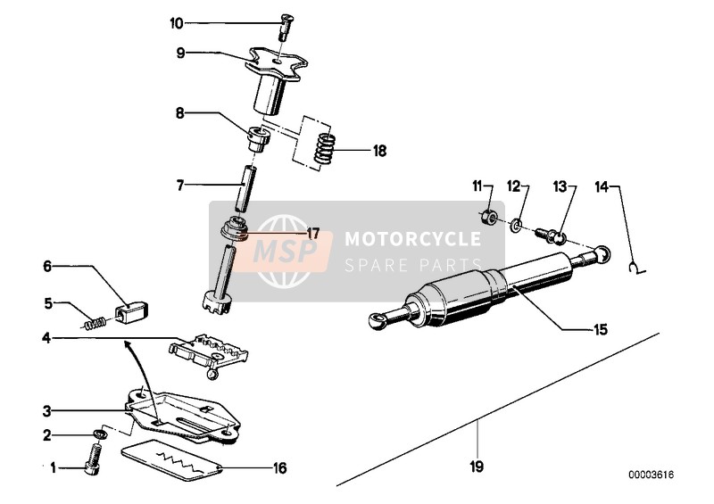 BMW R 100 /7T 1984 LENKUNGSDÄMPFER für ein 1984 BMW R 100 /7T