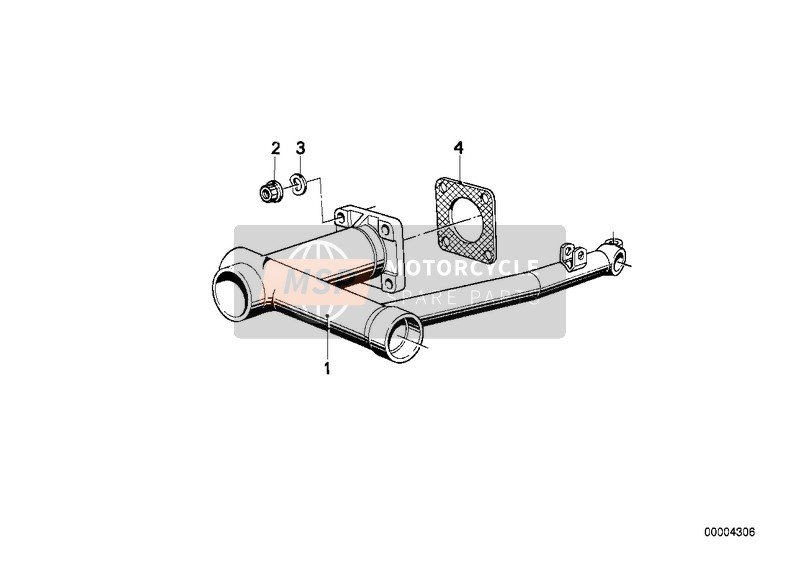 BMW R 100 /7T 1976 Bras oscillant pour un 1976 BMW R 100 /7T