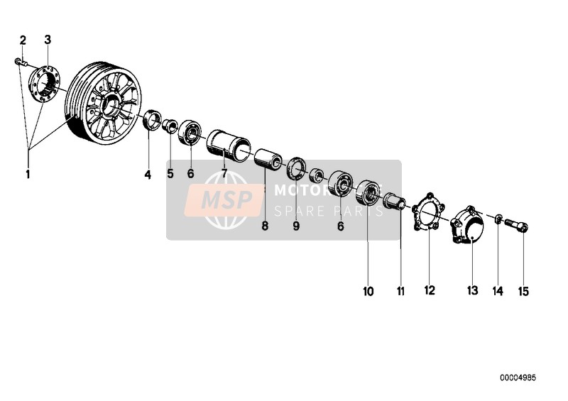 Moyeu de roue pieces rapportees ar 2