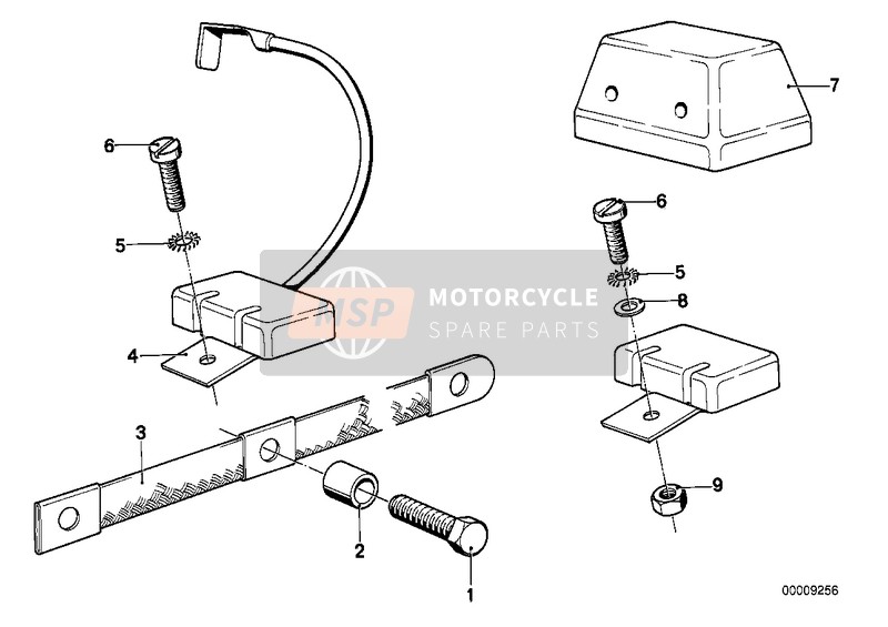 BMW R 100 CS 1983 Condensatore antidisturbi 2 per un 1983 BMW R 100 CS