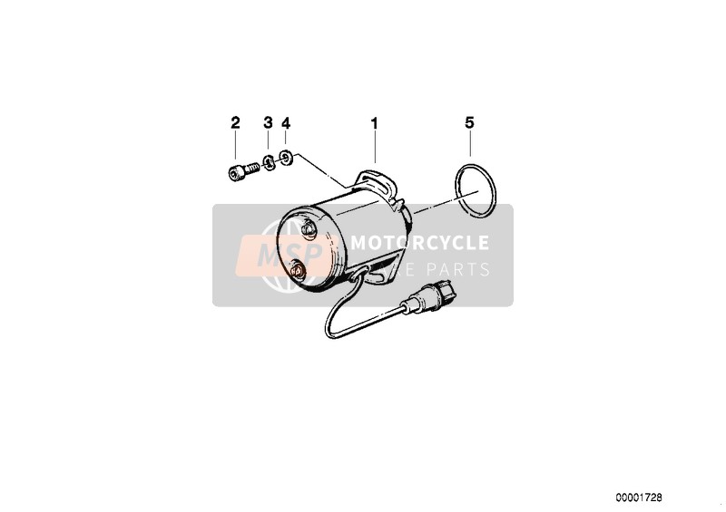 BMW R 100 CS 1979 Transmisor de impulsos de encendido 1 para un 1979 BMW R 100 CS