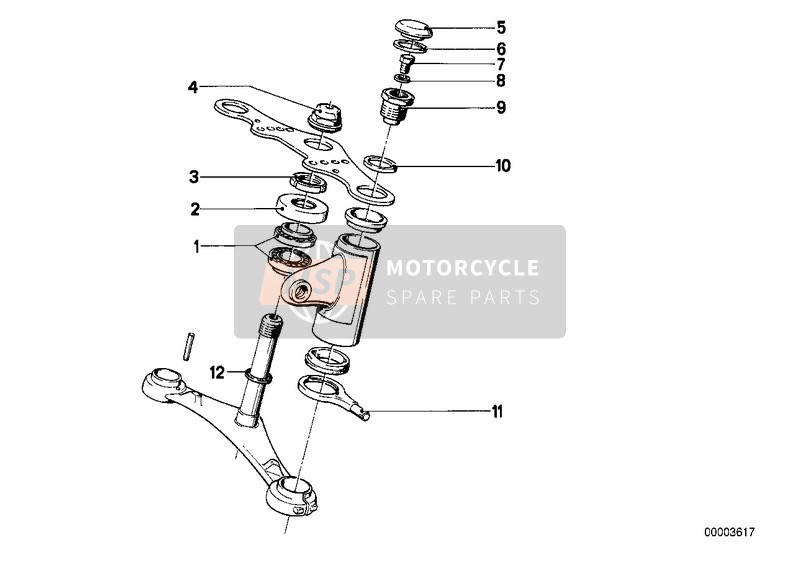 BMW R 100 CS 1982 Staffa forcellone, parti di montaggio per un 1982 BMW R 100 CS