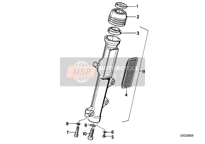 31421242622, Inner Tube, Black, Right, BMW, 0