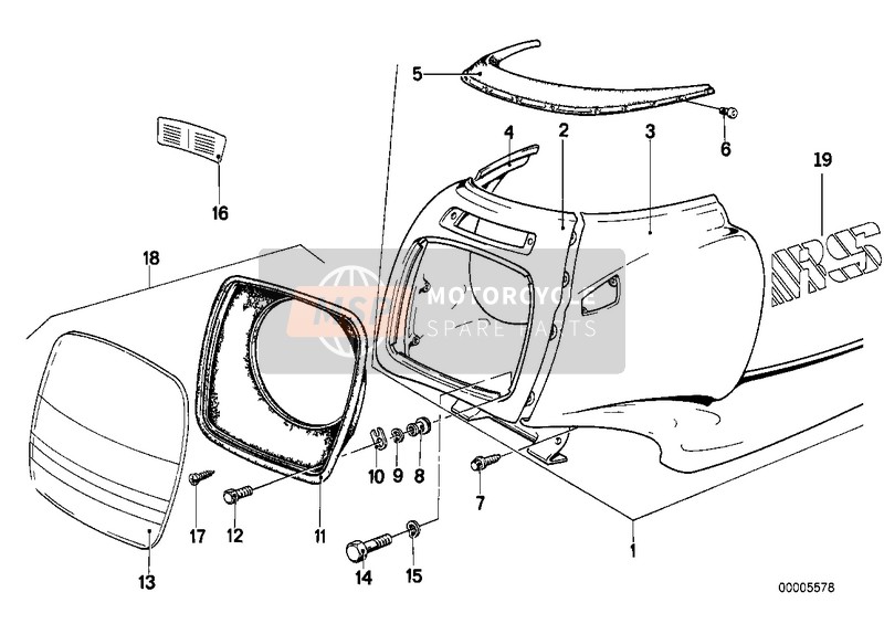 Trim panel upper part