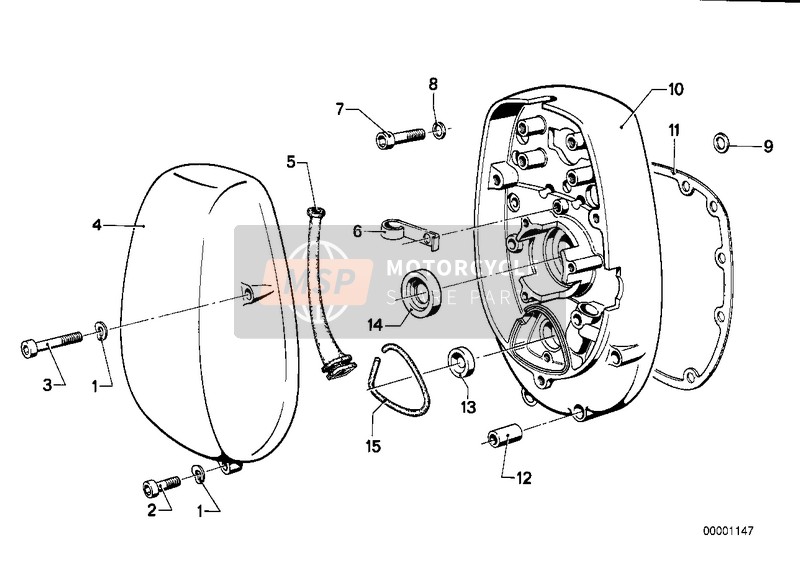 BMW R 100 RS 1995 Couverture 42 pour un 1995 BMW R 100 RS