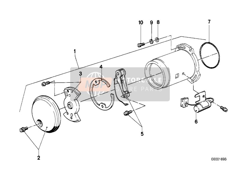 BMW R 100 RS 1989 Generateur d'impulsions d'allumage 1 pour un 1989 BMW R 100 RS