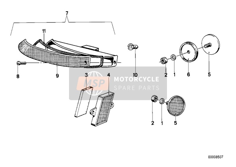 BMW R 100 S 1981 Riflettori per un 1981 BMW R 100 S