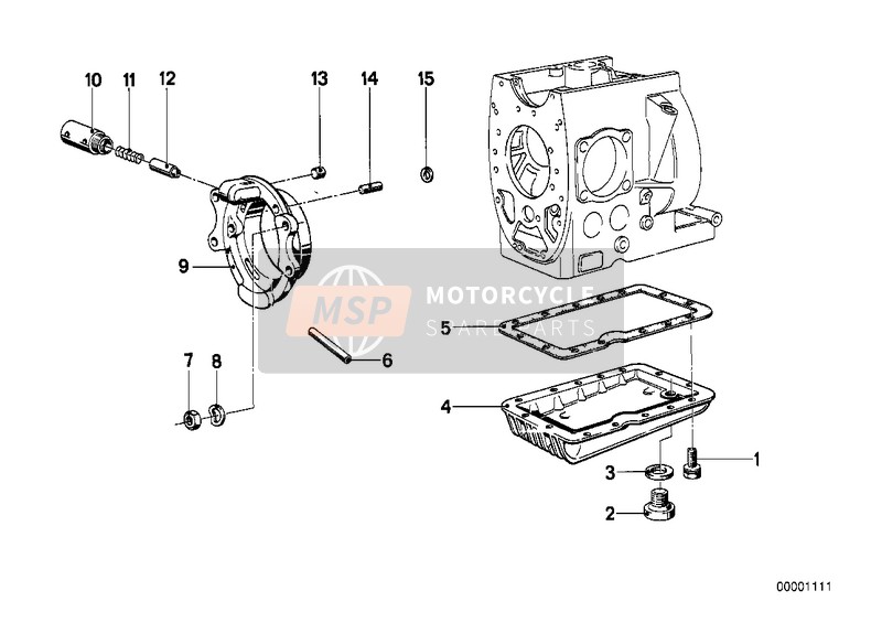 BMW R 100 S 1979 OIL PAN for a 1979 BMW R 100 S