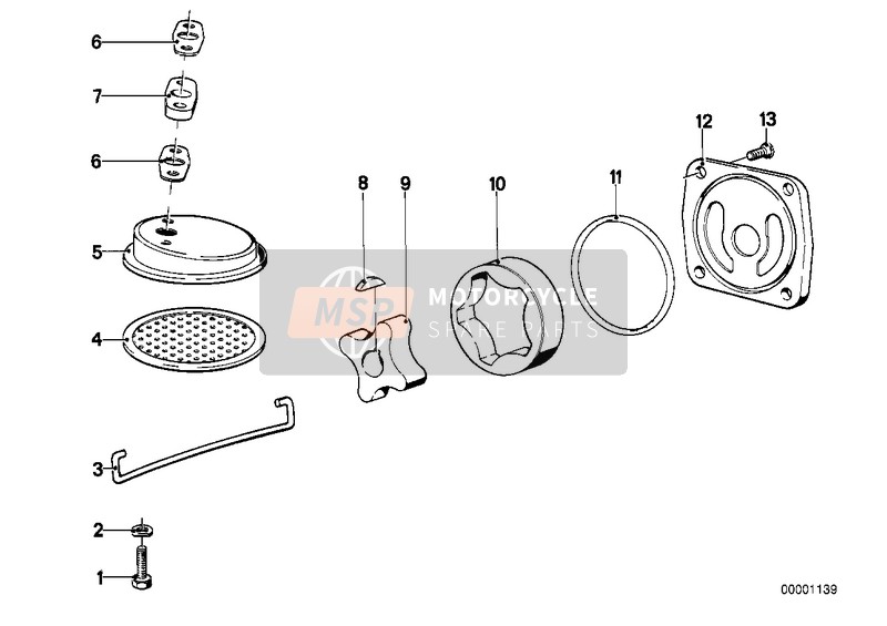 BMW R 100 S 1984 Pompe a huile-pieces separees pour un 1984 BMW R 100 S