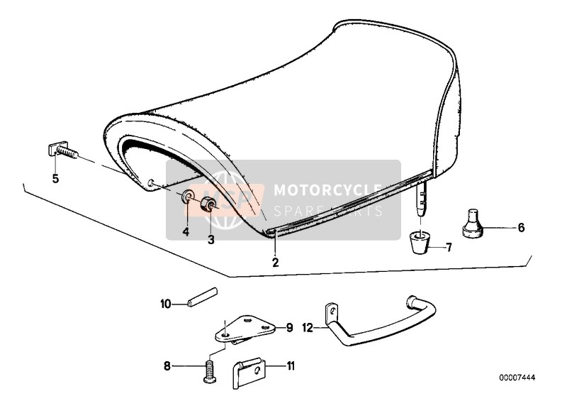 BMW R 100 RT 1991 Banquette individuelle autorités pour un 1991 BMW R 100 RT