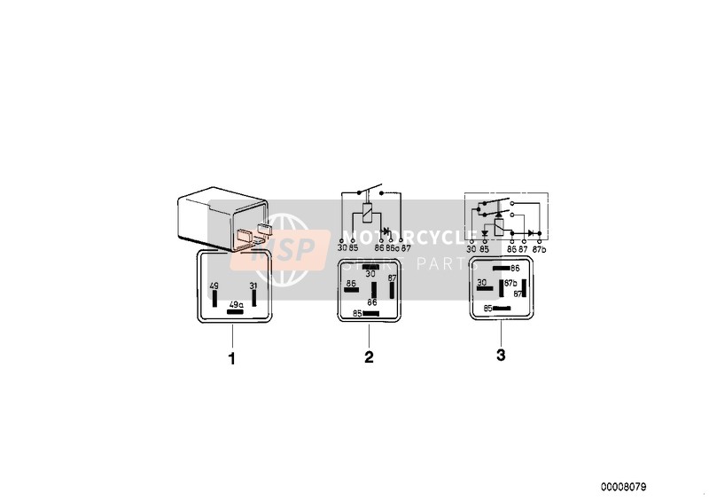 61321244411, Relay, BMW, 0