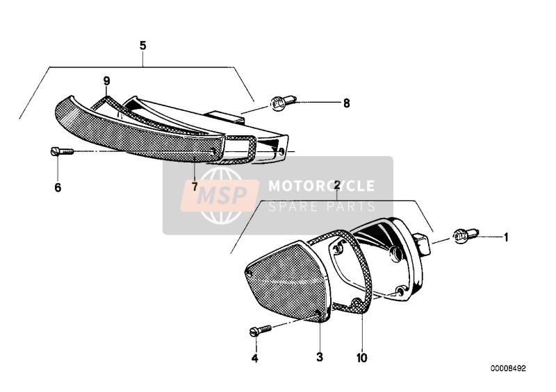 BMW R 100 RT 1992 Blinker vorne für ein 1992 BMW R 100 RT