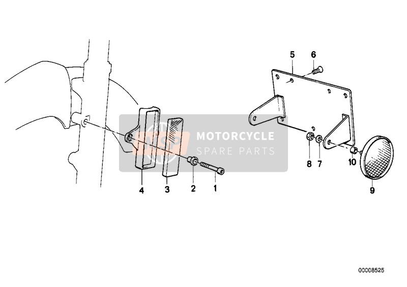 BMW R 100 RT 1991 Riflettori per un 1991 BMW R 100 RT