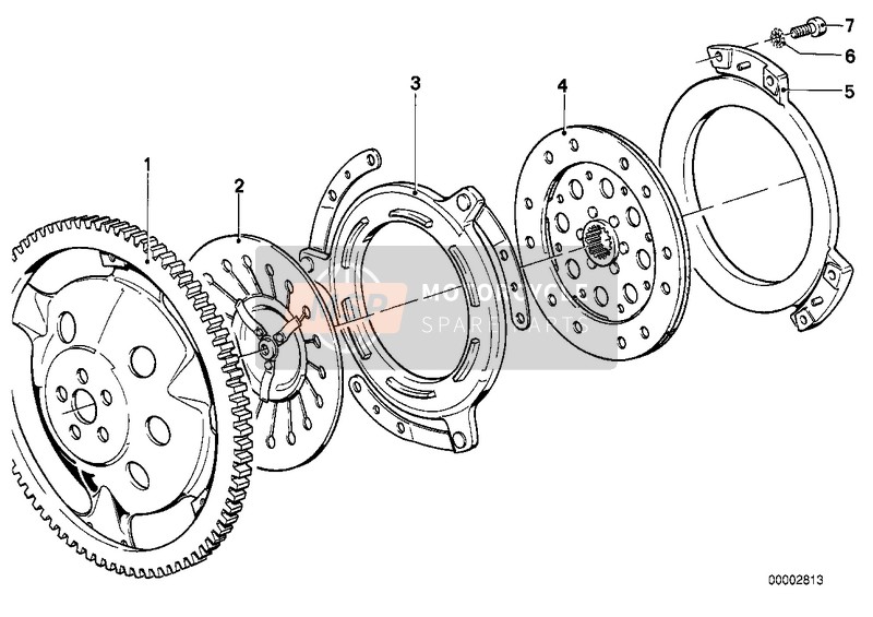 BMW R 100 RT 1992 CLUTCH PLATE for a 1992 BMW R 100 RT