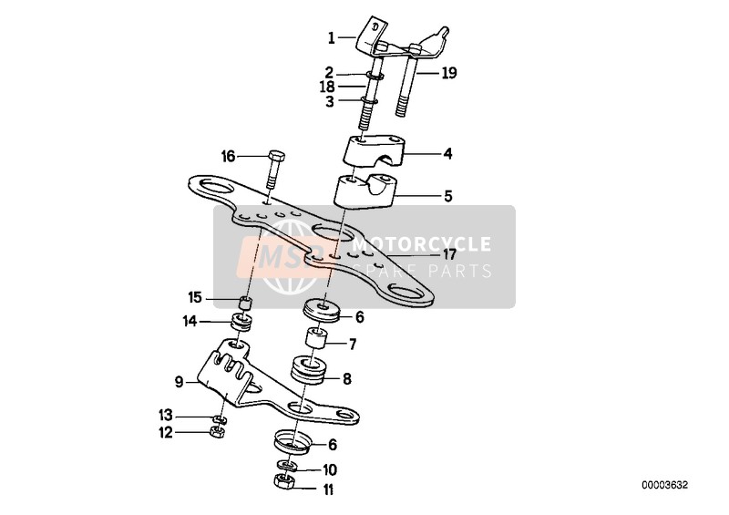 32711232926, Klemsteun Zwart Onder, BMW, 1