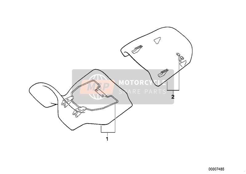 BMW R 1100 GS 94 (0404,0409) 1997 Adjustable Bench Seat for a 1997 BMW R 1100 GS 94 (0404,0409)