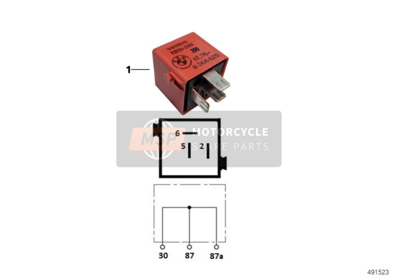 BMW R 1100 GS 94 (0404,0409) 1994 Stekkerconnector, Rosé voor een 1994 BMW R 1100 GS 94 (0404,0409)