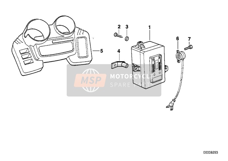 61312306519, Interruptor De Indicacion Marchas, BMW, 1