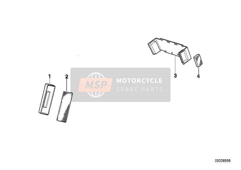 BMW R 1100 GS 94 (0404,0409) 1997 Riflettori per un 1997 BMW R 1100 GS 94 (0404,0409)