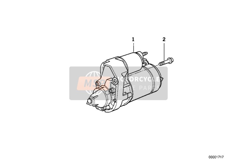 BMW R 1100 GS 94 (0404,0409) 1994 STARTER for a 1994 BMW R 1100 GS 94 (0404,0409)