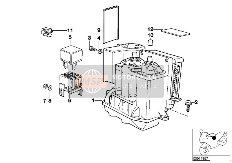 Modulador de presión ABS