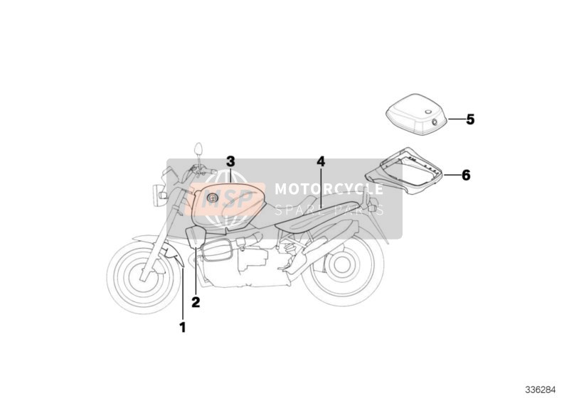 BMW R 1100 R 94 (0402,0407) 2000 Pièces en appret pour un 2000 BMW R 1100 R 94 (0402,0407)