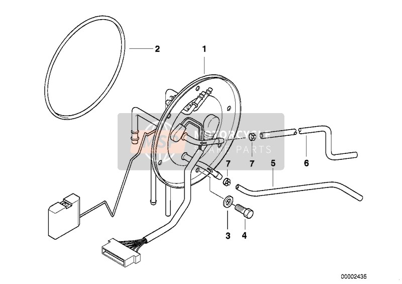 BMW R 1100 RT 96 (0413,0418) 2000 Misuratore di carburante per un 2000 BMW R 1100 RT 96 (0413,0418)