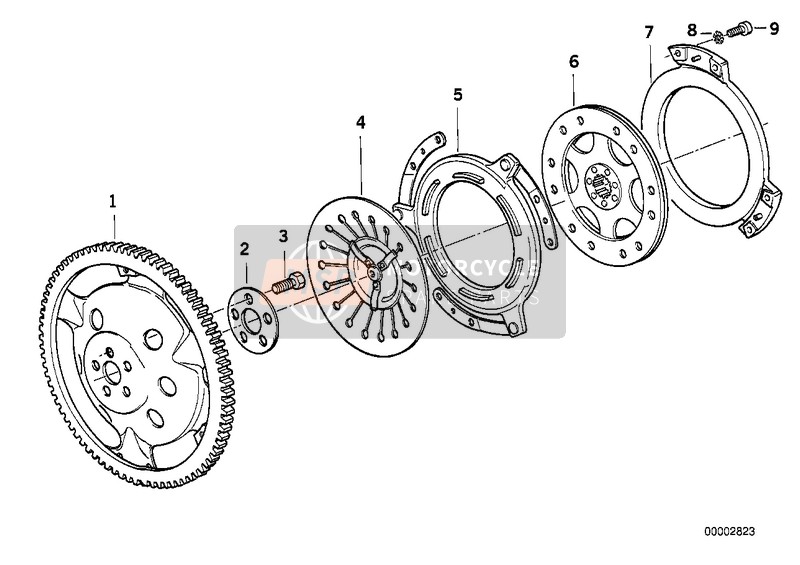 BMW R 1100 RT 96 (0413,0418) 1994 CLUTCH - SINGLE PARTS for a 1994 BMW R 1100 RT 96 (0413,0418)