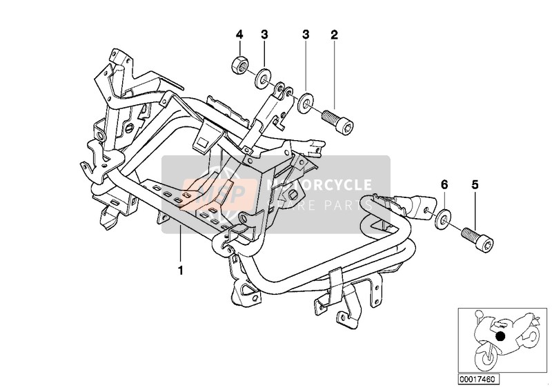 BMW R 1100 S 98 (0422,0432) 1999 FAIRING BRACKET for a 1999 BMW R 1100 S 98 (0422,0432)