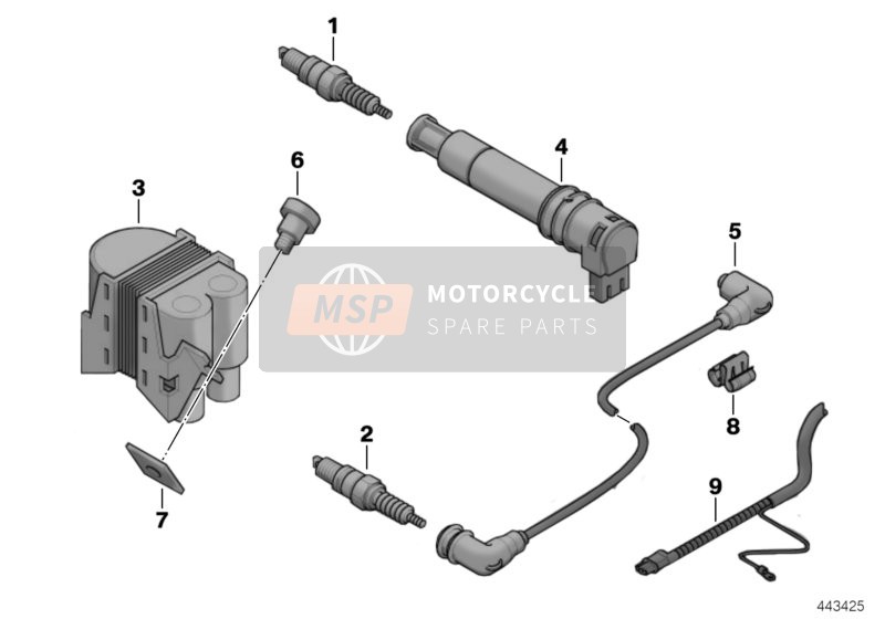 BMW R 1100 S 98 (0422,0432) 1999 Zündanlage Doppelzündung für ein 1999 BMW R 1100 S 98 (0422,0432)