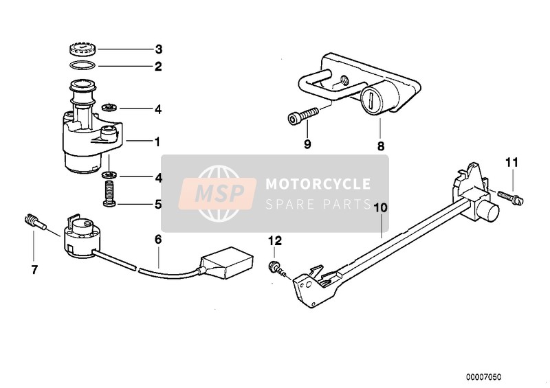 BMW R 1150 GS 00 (0415,0495) 1998 Zündlichtschalter für ein 1998 BMW R 1150 GS 00 (0415,0495)