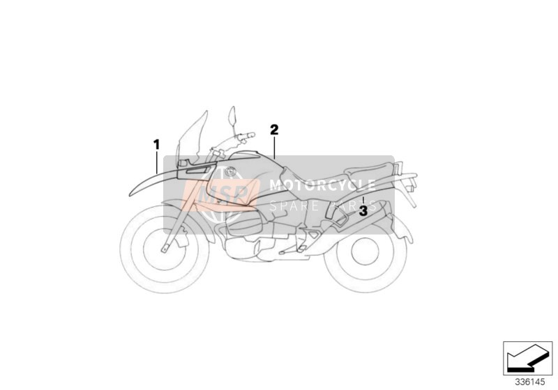 BMW R 1150 GS 00 (0415,0495) 2003 Pièces en appret pour un 2003 BMW R 1150 GS 00 (0415,0495)