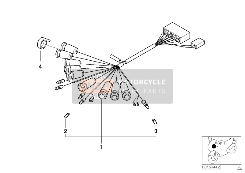 BMW R 1150 R 01 (0429,0439) 2004 Lampes témoin pour un 2004 BMW R 1150 R 01 (0429,0439)